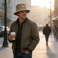 thumbnail image 1 of BSJJY United States 250th Anniversary Bucket Hat, USA Flag Sun Hats for Men Women 4th of July American Flag Bucket Hat Wide Brim Summer Sun Protection Hat (Khaki), 1 of 6
