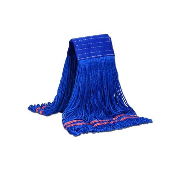 BSL 3341 String, Wide HB Looped-End, Launderable Blue & White Medium