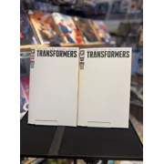 BSM Collectibles Combo - TRANSFORMERS #25 cvr G & cvr H Sketch Blanks Anniversary Issue combo with Bag N Board Service