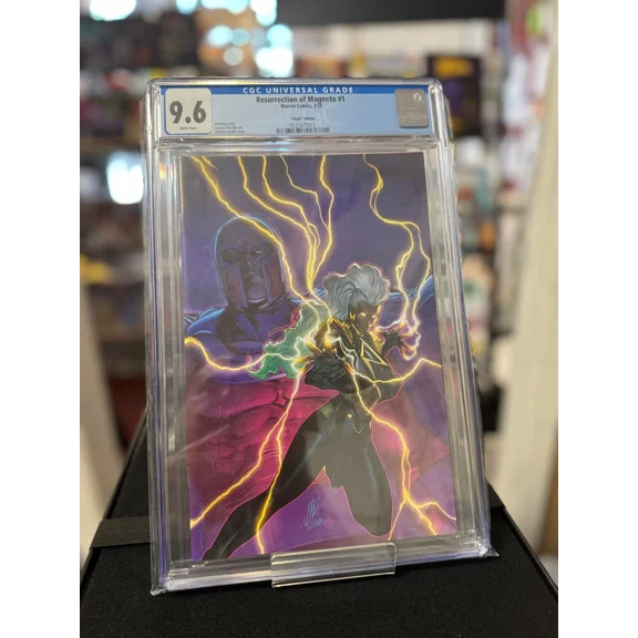 BSM Collectibles offer : CGC 9.6 Slab of #1 first print Virgin. Fall of The House of X - Resurrection of Magneto