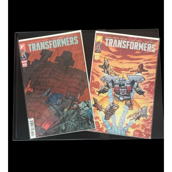 BSM Collectibles offers - TRANSFORMERS #20 COMBO , both cover A & cover B ( 2 comics bagged & Boarded )