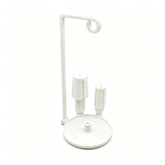 BSMAT Large Capacity Thread Spool Stand, Vertical Cone Thread Holder Organizer Large Thread Cones, Thread Stand for Sewing Machine, 3D Printed Spool Bracket Tool for Sewing Lovers(White)