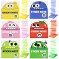 thumbnail image 1 of BSMAT Transparent Glitter Sticky Notes, 6 Packs 480 Sheets Transparent Sticky Notes with Cute Fruit Dispensers for Journaling, Books & Planners, 1 of 9