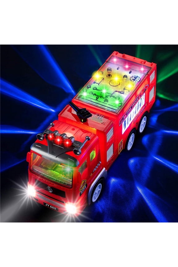 Luminous Fire Truck for Kids Fire Truck Toys with Light Sound Fire Truck Toys for Children Gift