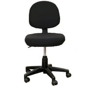 BSMEAN Office Swivel Chair Computer Chair Split Back Cover Black (Chair not included)