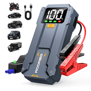 BSMOOM 7000A Car Jump Starters All Gas/10L Diesel 12V Car Battery Charger Jumper Starter, Portable Lithium Jump Box with 3 in 1 LED Flashlight Emergency, USB-C Jumper Cable, Storage Case