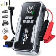 BSMOOM 7000A Jump Starter with Air Compressor, 21800mAh Car Battery Jump Starter (All Gas/10.0L Diesel) with 160PSI Tire Inflator, 12V Portable Jump Box with Bo