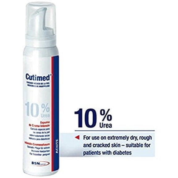 BSN Medical 7264123 CUTIMED Acute Foam Mousse, 10% Urea, 125 mL Capacity