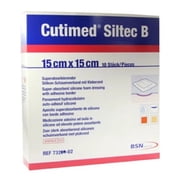 BSN Medical Cutimed Siltec B Silicone Foam Dressings, 15 cm x 15 cm 6 in x 6 in, Box of 10
