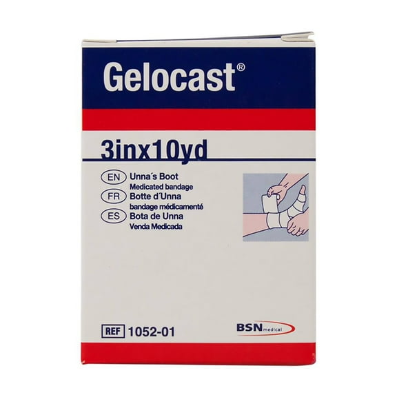 BSN Medical Gelocast Unna's Boot Adhesive Medicated Bandages 3" x 10yd, 1 ct