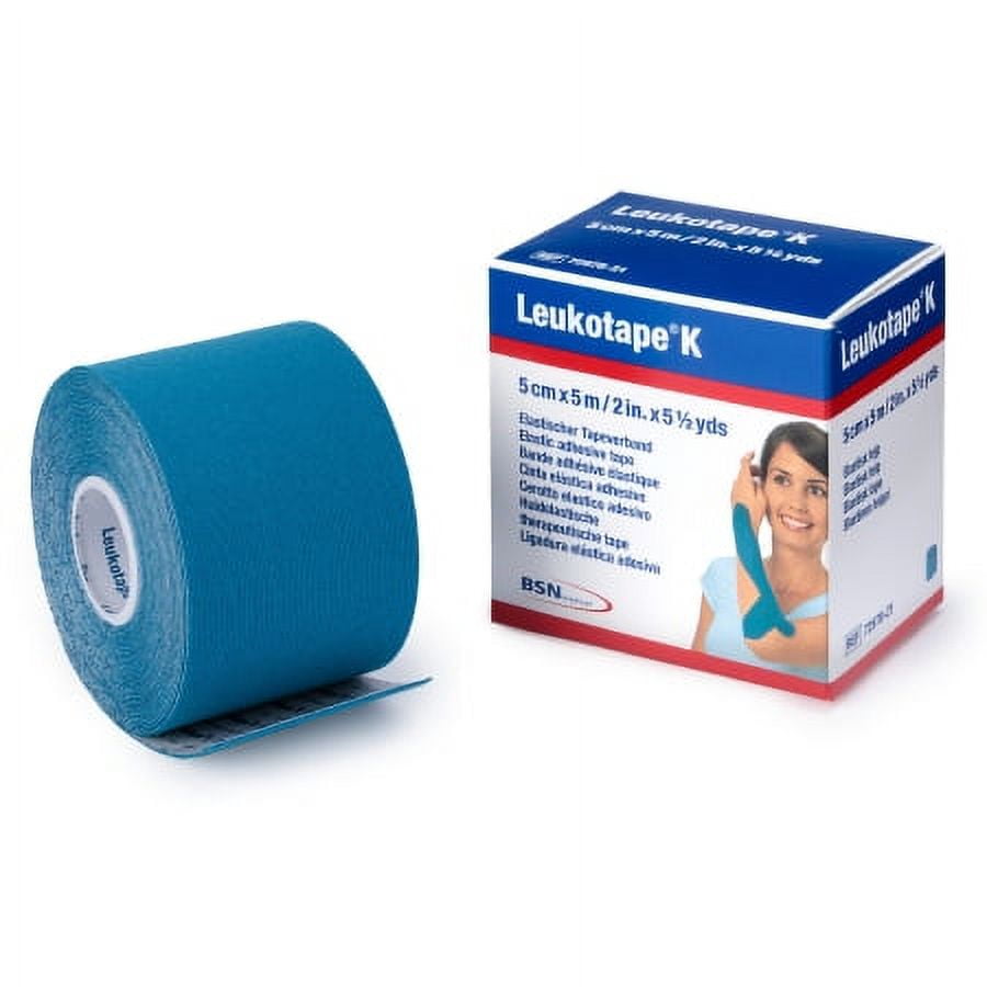 BSN Medical Leukotape K Kinesiology Therapeutic Adhesive Tape, 2" x