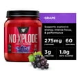 thumbnail interactive-video image 1 of BSN N.O. Xplode Nitric Oxide Booster + Pre Workout Powder, Grape, 60 Servings, 1 of 9