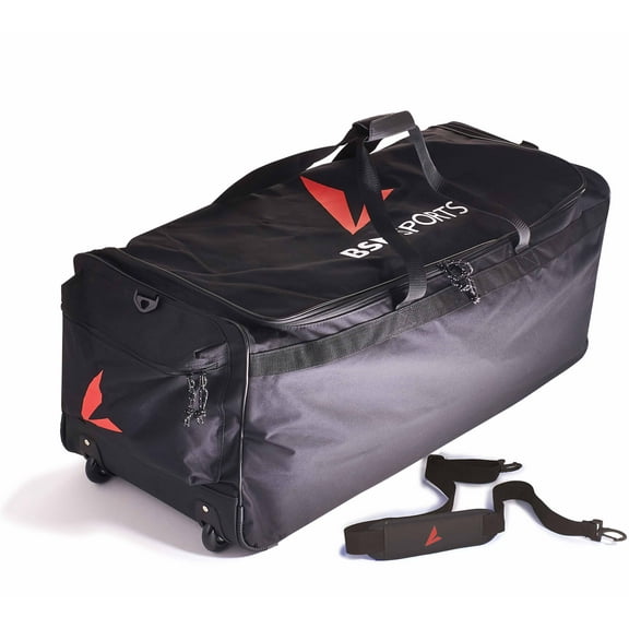 BSN SPORTS™ Deluxe Wheeled Equipment Bag, Black