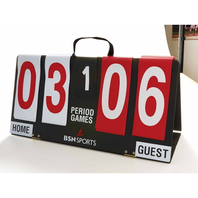 BSN SPORTS™ Portable Manual Scoreboard 11"H x 23"L
