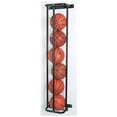 thumbnail image 1 of BSN SPORTS Wall Mounted Basketball Storage Locker, Powder-Coated Steel Black, Holds 6 Balls, 1 of 1