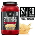 thumbnail image 1 of BSN SYNTHA-6 Edge Protein Powder, Vanilla Protein Powder with Hydrolyzed Whey, Micellar Casein, Milk Protein Isolate, Low Sugar, 24g Protein, Vanilla Milkshake, 28 Servings, 1 of 8