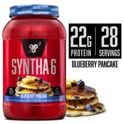BSN SYNTHA-6 Whey Protein Powder, Milk Isolate Protein Powder with Micellar Casein, Blueberry Pancake, 28 Servings (Packaging May Vary)