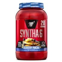 BSN SYNTHA-6 Whey Protein Powder, Milk Isolate Protein Powder with Micellar Casein, Blueberry Pancake, 28 Servings (Packaging May Vary)