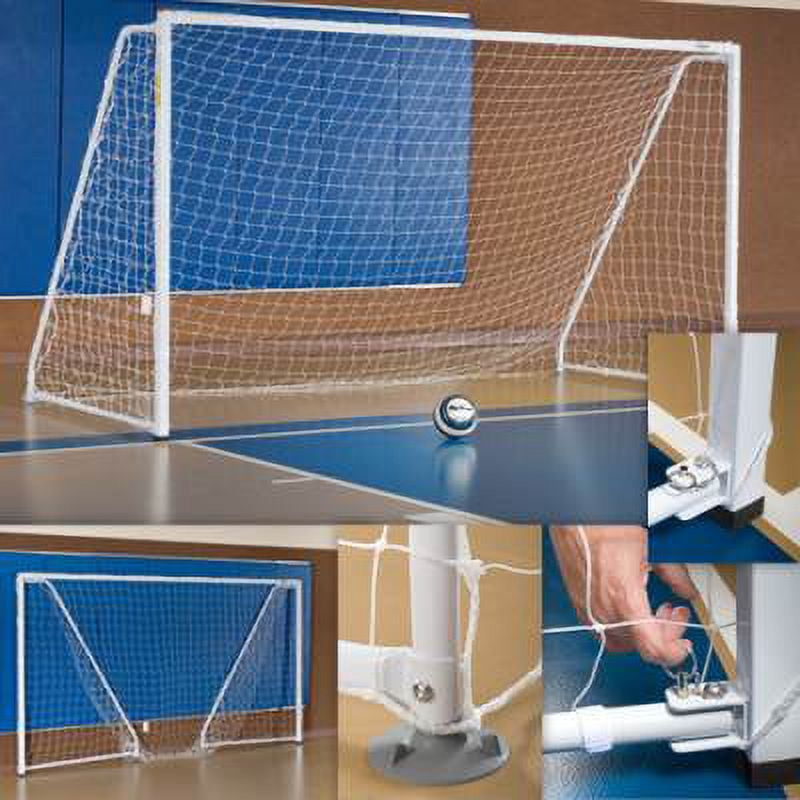 BSN Sports 12' x 6.5' Indoor Soccer Goal (Set of 2)