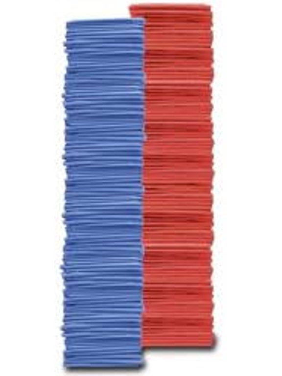 1238136 Adult Pinnies - Blue & Red - Pack of 144