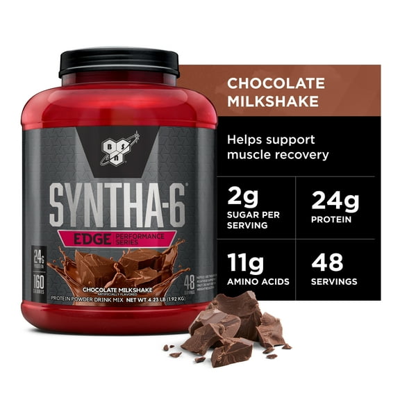 BSN Syntha-6 Edge®, Protein Powder Drink Mix, Chocolate Milkshake, 4.02 lb (1.82 kg)
