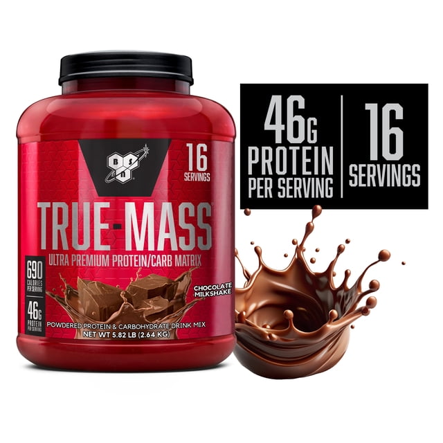 Protein Powder Ultra True-Mass Protein (16) | High-protein snacks for pharmacies - Walmart ...