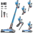 thumbnail image 1 of BSNAW Cordless Vacuum Cleaner, 8-in-1 Lightweight Self-Standing Stick Vacuum, Max 45Mins Runtime, Anti-Tangle with Hose for Hard Floor,Carpet,Pet Hair, Blue, 1 of 11