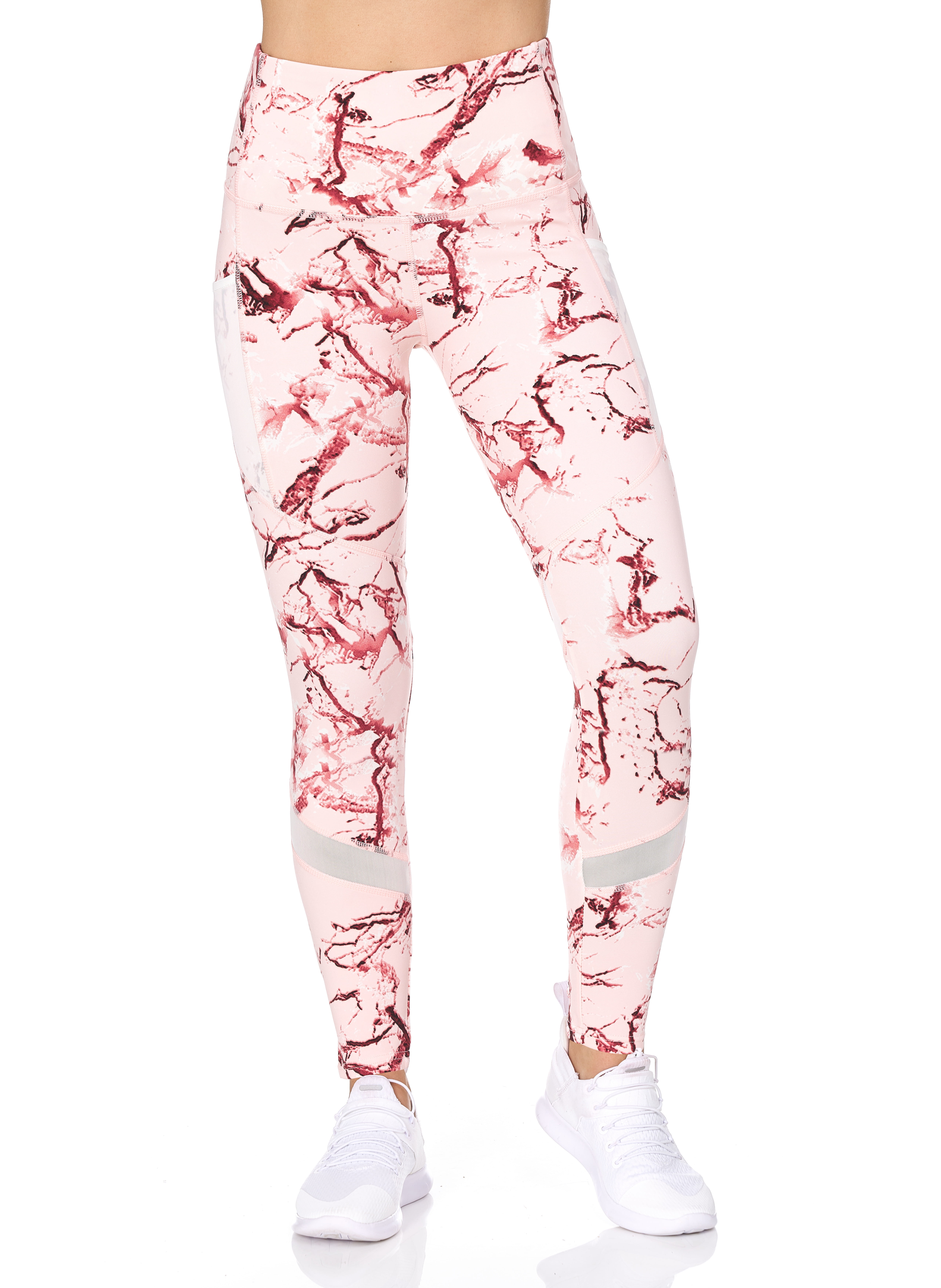BSP Women's High Waist 7/8 Legging With Mesh Pockets
