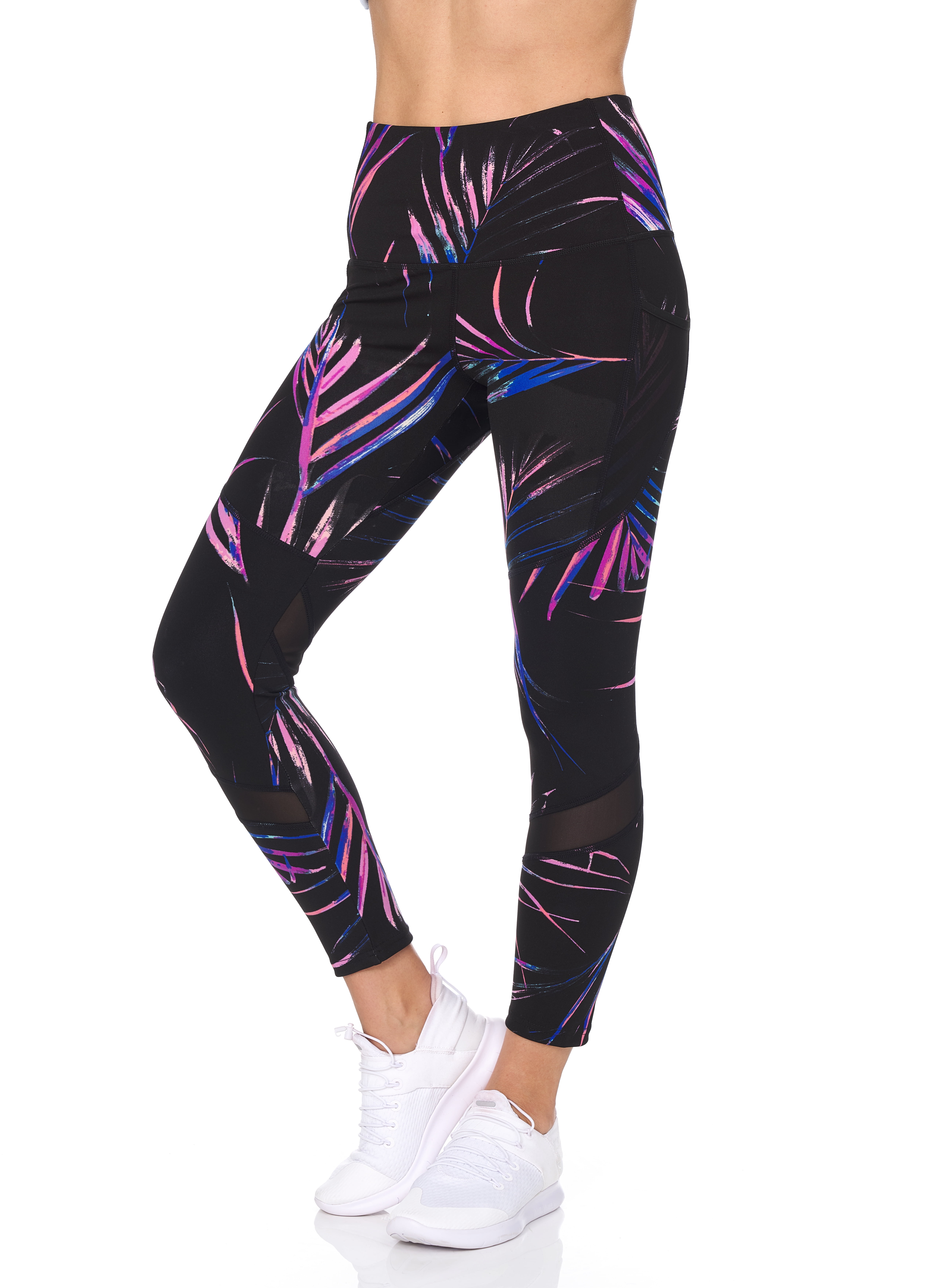 Nike, Pants & Jumpsuits, Nike Pro Leggings 78 Training Tights Pink Velvet  Waist Womens Small