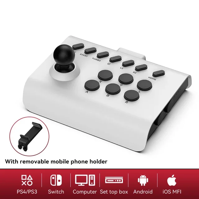 BSPY01 Mini Wireless Joystick Arcade for PS3 PS4 Switch Steam Console