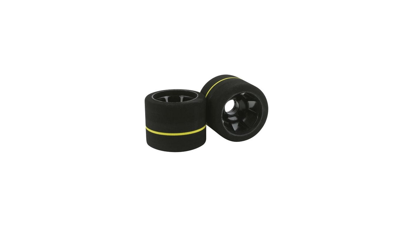 John's BSR Racing Custom Works Dirt Oval Rear Foam Tires (Red Compound) - 1/10 Scale RC