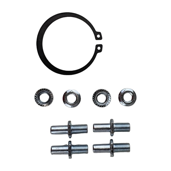 BSR250 Rear Sprocket Bolts, Nuts & Circlip Kit Compatible with RPS Hawk 250 Cougar Cycle Raven BSR 250cc Xmoto X88 Carb Gator 250RTS DF250RTS Replaces 22000-LA73-0903