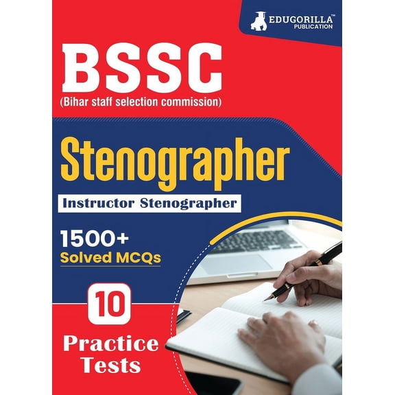 BSSC Stenographer/Instructor (English Edition) Exam Book 2023 - Bihar Staff Selection Commission 10 Full Practice Tests , (Paperback)