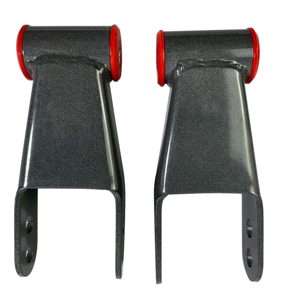 BST BSSP 2" Rear Drop Shackles Lowering Kit 411120 Compatible with 1973-1987 Chevy C10 Truck Adjustable Suspension Drop Leaf Spring Shackle Kit