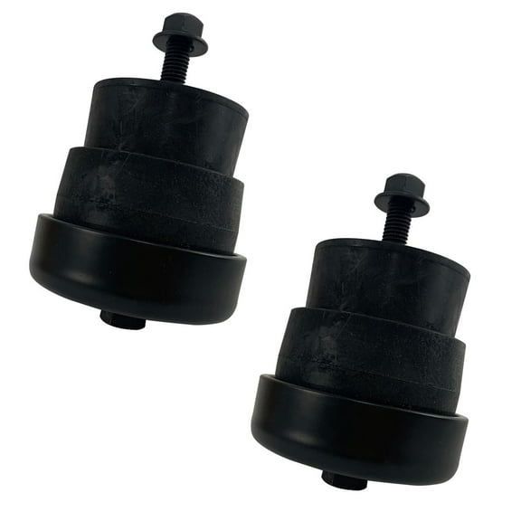 BST BSSP 2PCS Black Rubber Body Mount Kit 924-130 Compatible with 2001-2019 Chevrolet Silverado GMC Sierra 1500 2500 3500