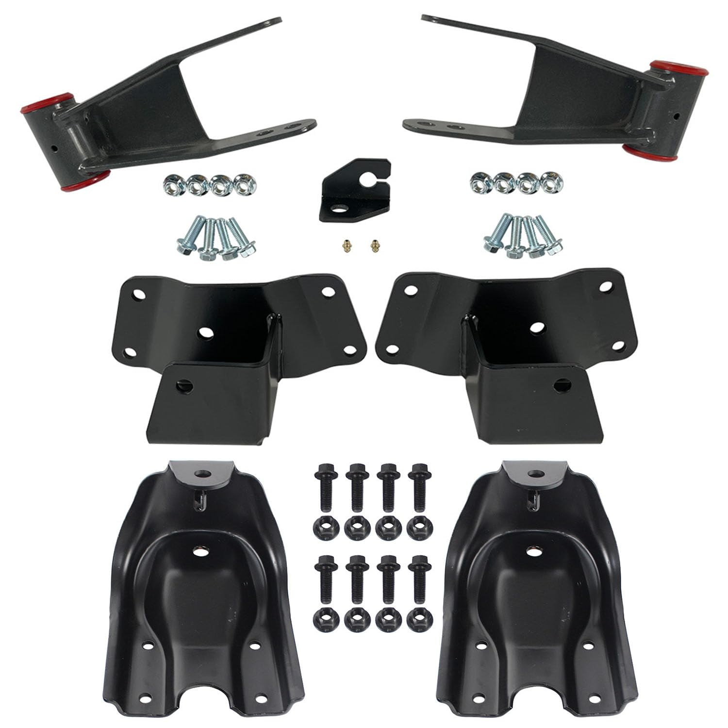 Psrorkeu - 2"-4" Rear Drop Kit Shackles Hangers For Dodge Ram 2500 - View #8