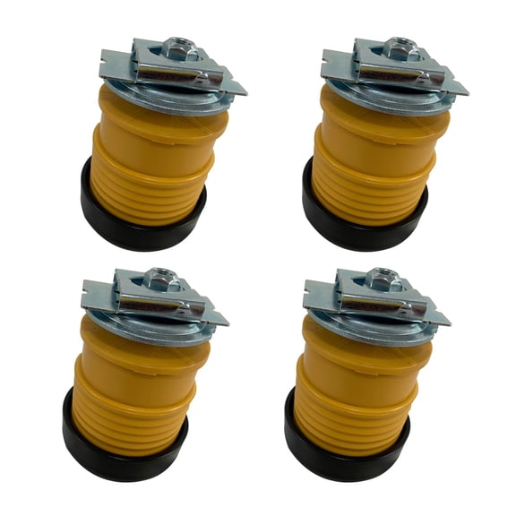BST BSSP 4PCS Center Rear Body Mount Kit 924-066 Compatible with 2008-2016 Ford F250 F350 F450 F550 Truck 7C3Z1000154AA 7C3Z1000154AB