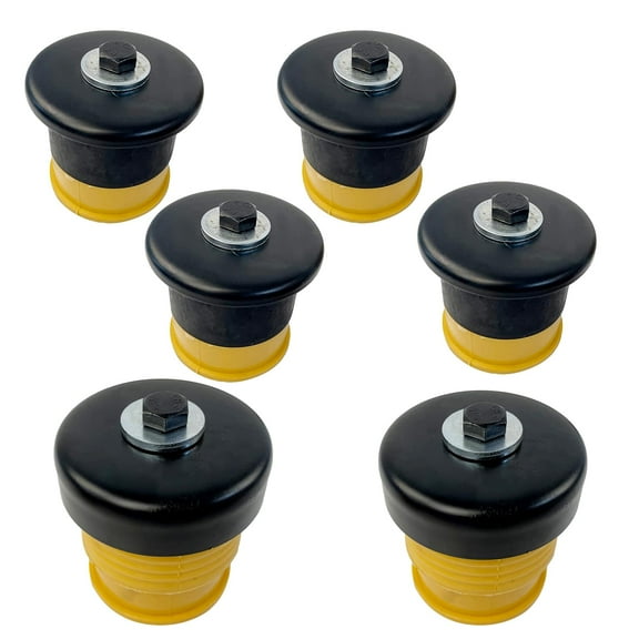 BST BSSP 6 Pcs Set of Body Cab Mount Kit for 2005 2006 2007 Ford F-250 F-350 F-450 F-550 Super Duty 924-328 924-329 Body Position 2 and 3 or 4