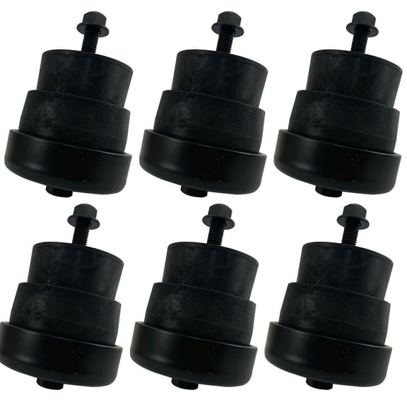 BST BSSP 924-130 6PCS Body Mount Body Bushing Kit Compatible with 2001-2019 Chevy Silverado GMC Sierra 1500 2500 2500 3500 HD Classic Pickup