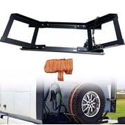 BST BSSP Adjustable Semi Truck Tire Rack Spare Tire Carrier Tire Mount Tire Holder for Tractor Trailer Commercial Truck Versatile Carrier Tire Secure Holder