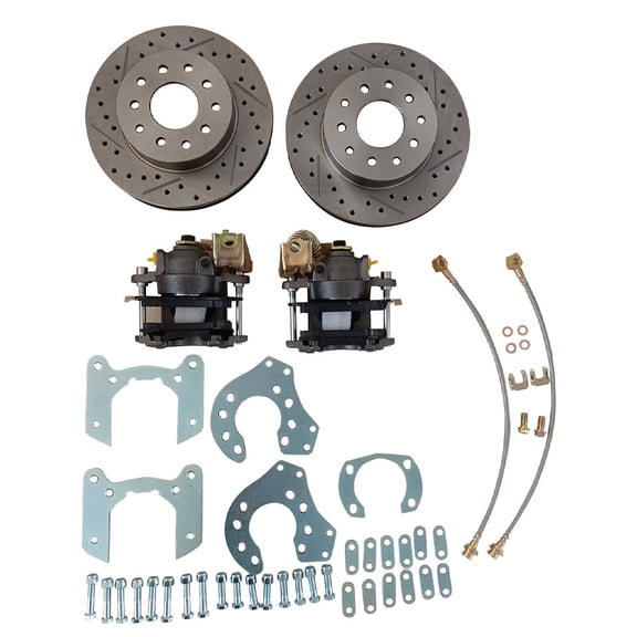 BST BSSP For Ford 9 Inch Bolt-On Disc Brake Kit, Currie Axles, E-Brake Rotors