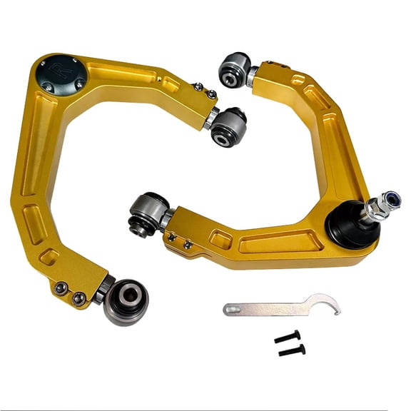 BST BSSP Forged 2-4" Lift Upper Control Arms FUCA Compatible with 2014-2018 Silverado Sierra 1500 for Chevy GMC Trucks 2015-2020 TAHOE SUBURBAN Front Aluminum Control Arms, One-piece Design,Orange