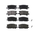 thumbnail image 1 of BST BSSP Front & Rear Premium Ceramic Brake Pads, Disc Brake Pad P1005, P996, Compatible with 2004 2005 2006 2007 2008 Lexus RX330 350 RX400h, for 2006-2007 Toyota Highlander, 1 of 8