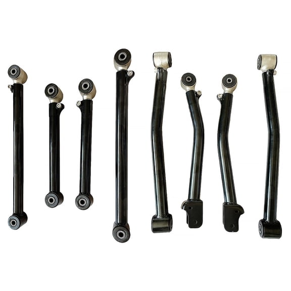 BST BSSP Front Rear Upper Lower Control Arm For 2-5" Lift Kit Compatible with Jeep JT Gladiator 2019-2023 Heavy Duty HD Body Coil Suspension Custom UCA W/Bushing