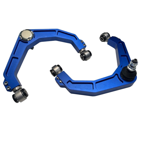 BST BSSP Heavy Duty Forged 2-4" Lift Upper Control Arms FUCA Compatible with 2006-2010 Dodge Ram 1500 for 11-22 Ram 1500 CNC Machined 6061 Suspension Kit W/Adjustable End Bushing Kit, One-piece Design