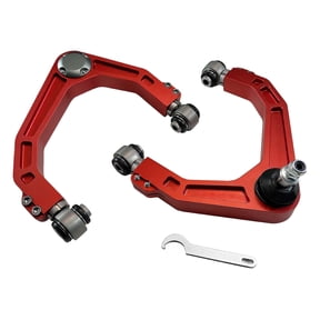 BST BSSP Heavy Duty Forged 2-4" Lift Upper Control Arms FUCA Compatible with Silverado Sierra 1500 2014-2018 Front Aluminum Control Arms for Chevy GMC Trucks 2015-2020 TAHOE SUBURBAN, One-piece Design