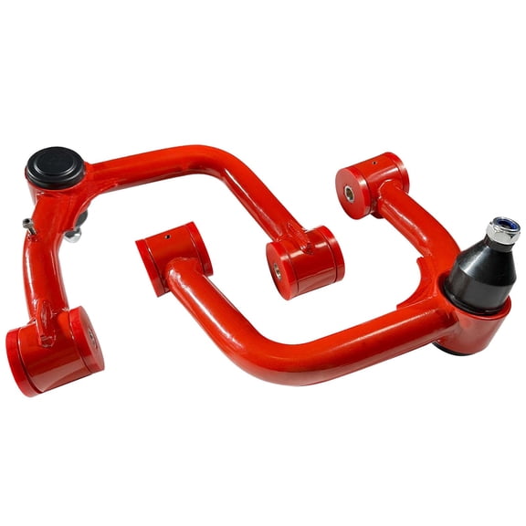 BST BSSP Pair 2-4in Front Upper Control Arms for 03-22 Toyota FJ Cruiser 4Runner for 2010-2016 Lexus GX460 GX470 3" Lift Adjustable Tubular A-Arms for Factory/Stock Suspension Arms Replacement