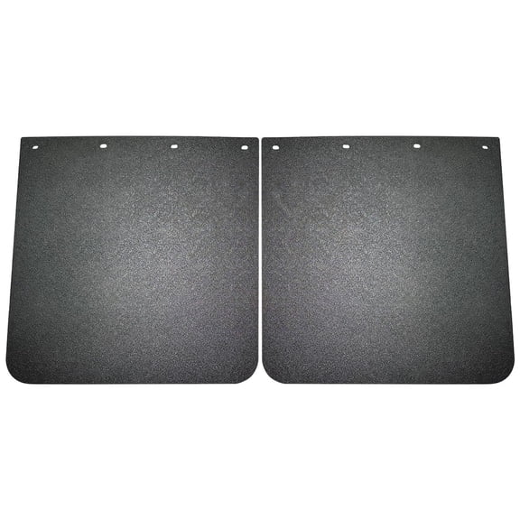Pair 24"x 24" Mud Flaps for Universal Semi Trucks, Black Splash Guard Mudflap Heavy Duty Polymer, Left&Right Sides