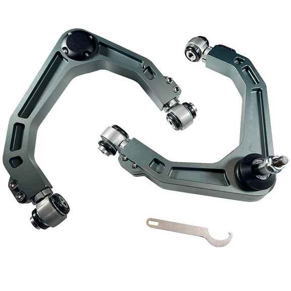BST BSSP Pair Forged Upper Control Arms For Chevy Silverado Sierra 1500 2007-2018, 2-4" Lift Adjustable Front Aluminum FUCA Compatible with 2007-2014 GMC Sierra Yukon Trucks, Upgraded