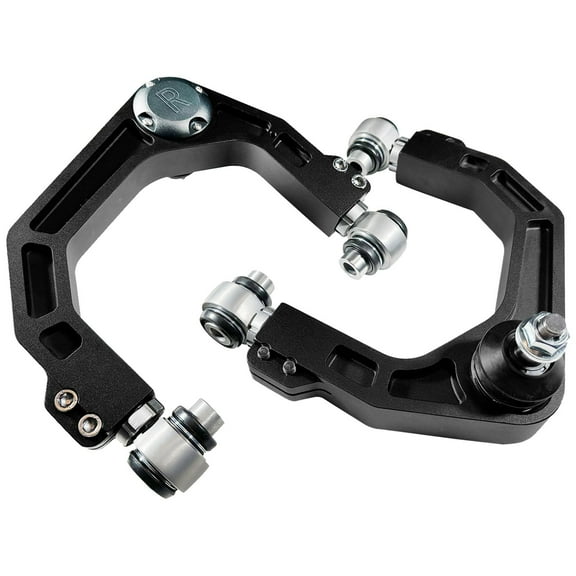 BST BSSP Pair Front Upper Control Arms for 2003-2022 Toyota 4Runner FJ Cruiser 2-4" Lift Kit CNC 6061 Forged Billet Aluminum Lifted Suspension UCA for 2003-2016 Lexus GX460 GX470, Black